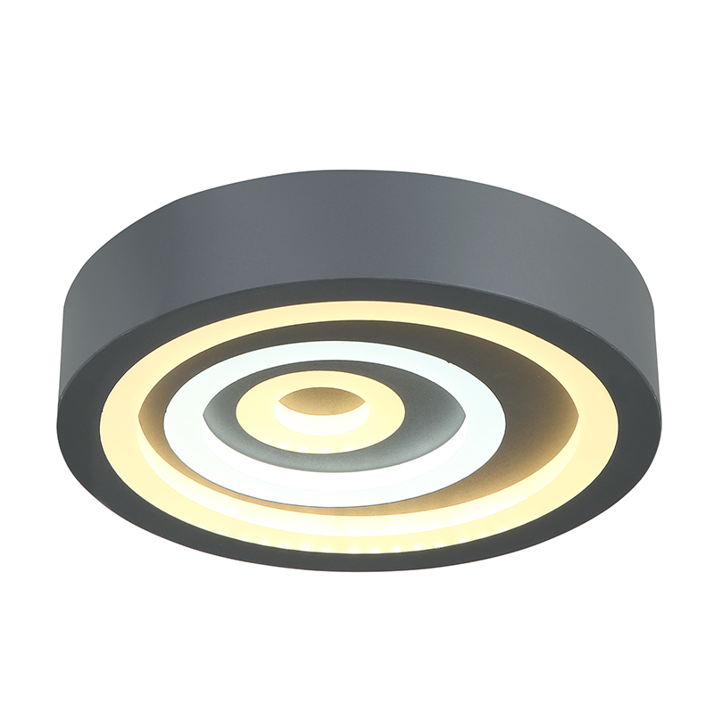 Plafon Redondo Gris 28w