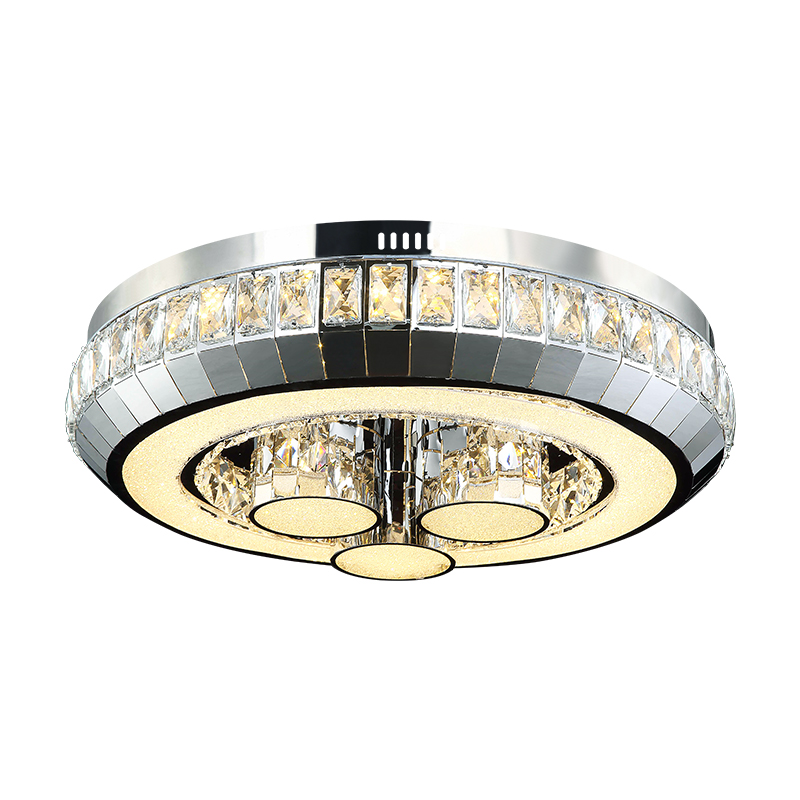 Plafón de Cristal Redondo Grande C/R