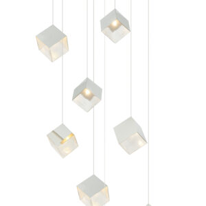 Candil Colgante Cubos 8 Luces