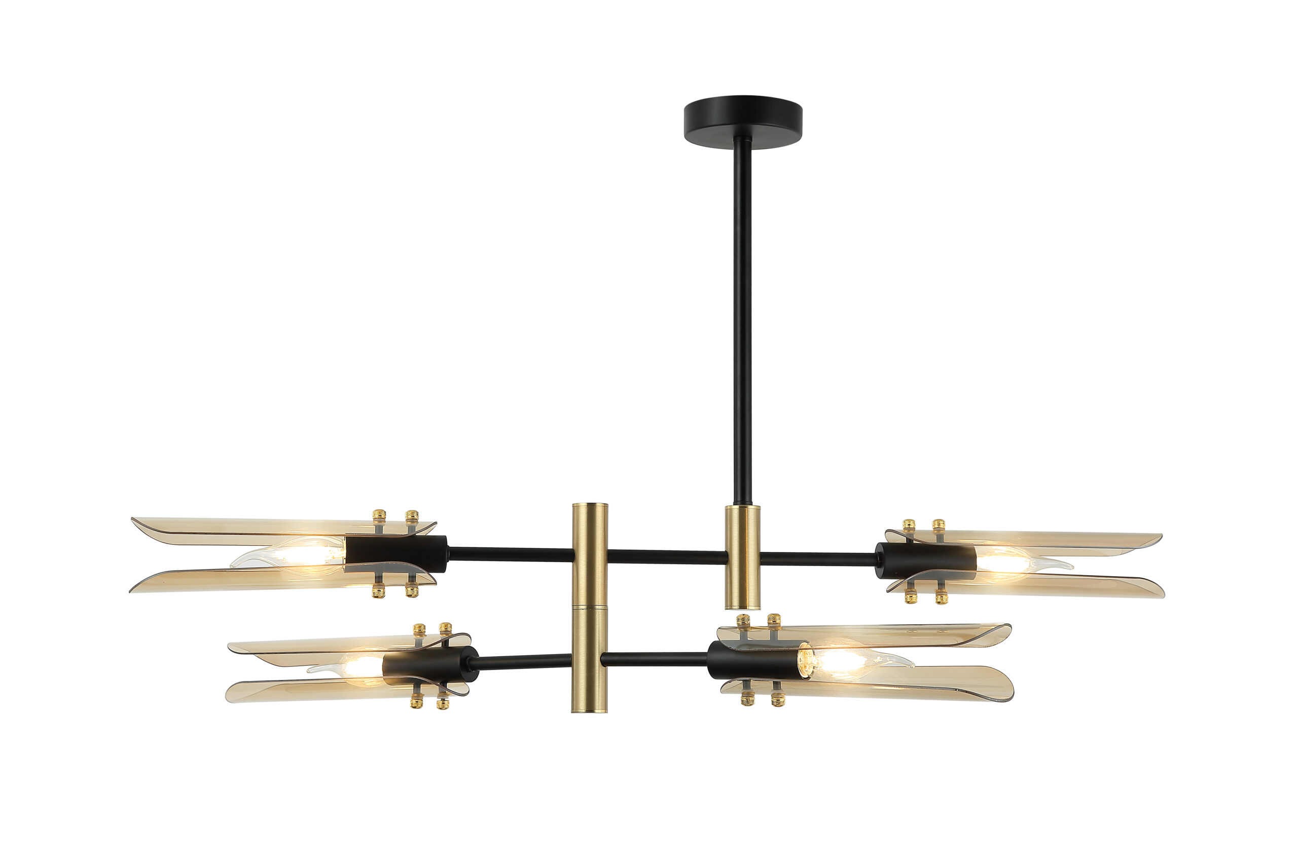 Candil Vintage Ambar 4 Luces