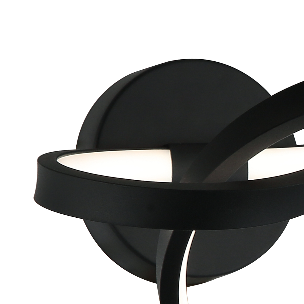 Arbotante De Espiral Led Negro - Image 3