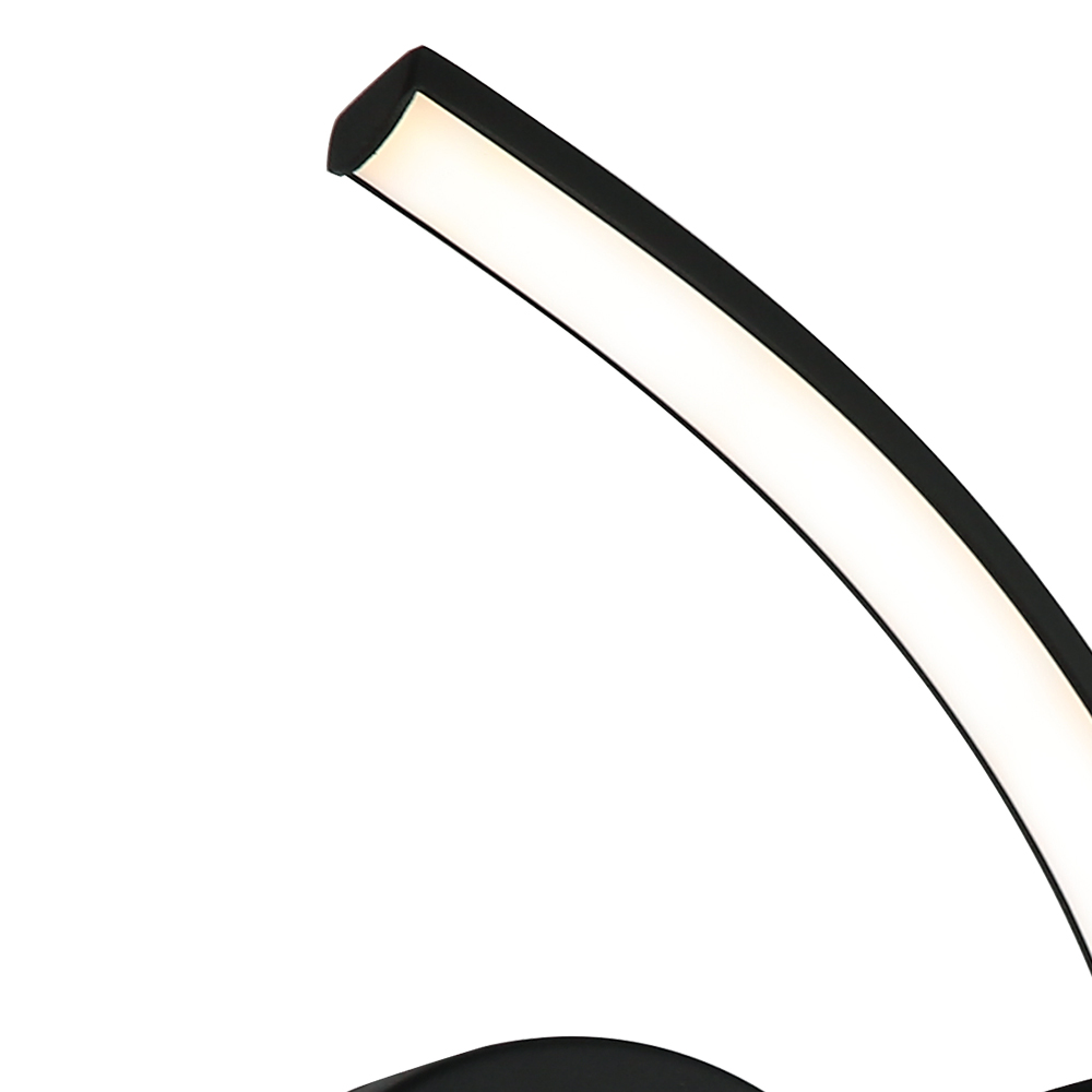 Arbotante De Espiral Led Negro - Image 2