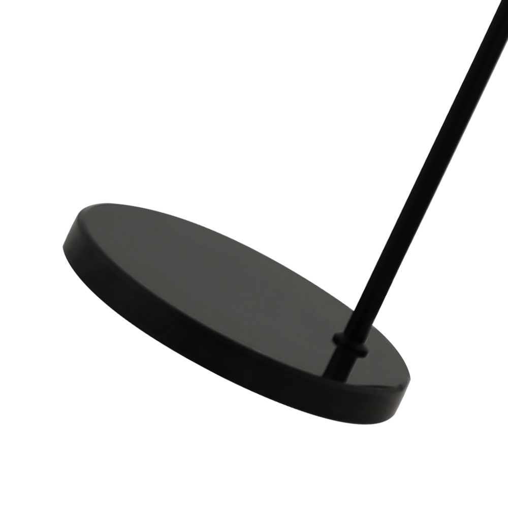 Lampara De Piso Curva Negra Moderna - Image 4