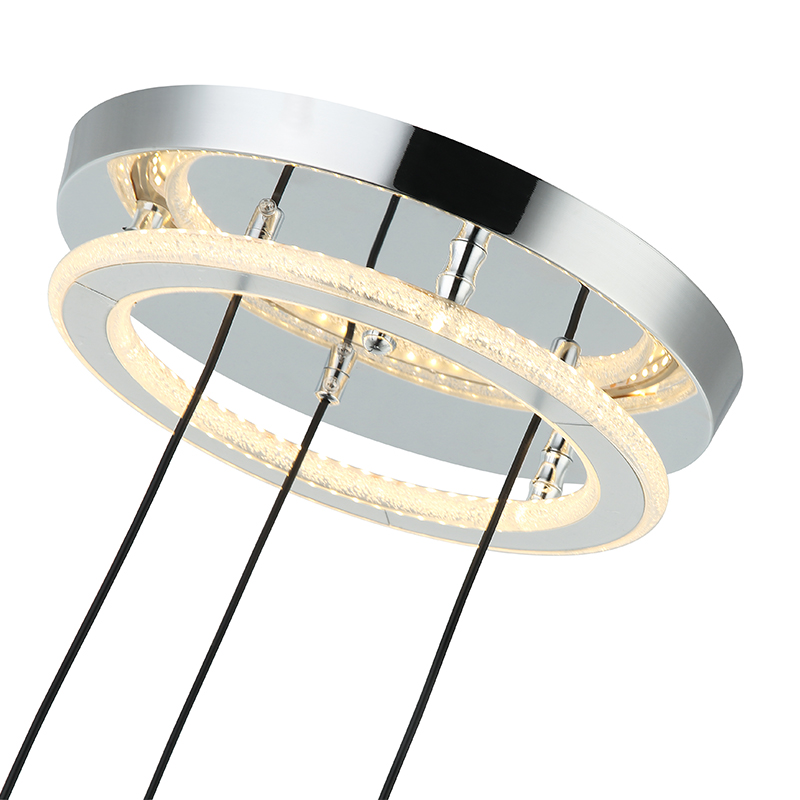 Lampara Colgante 3 Luces De Acrílico - Image 3