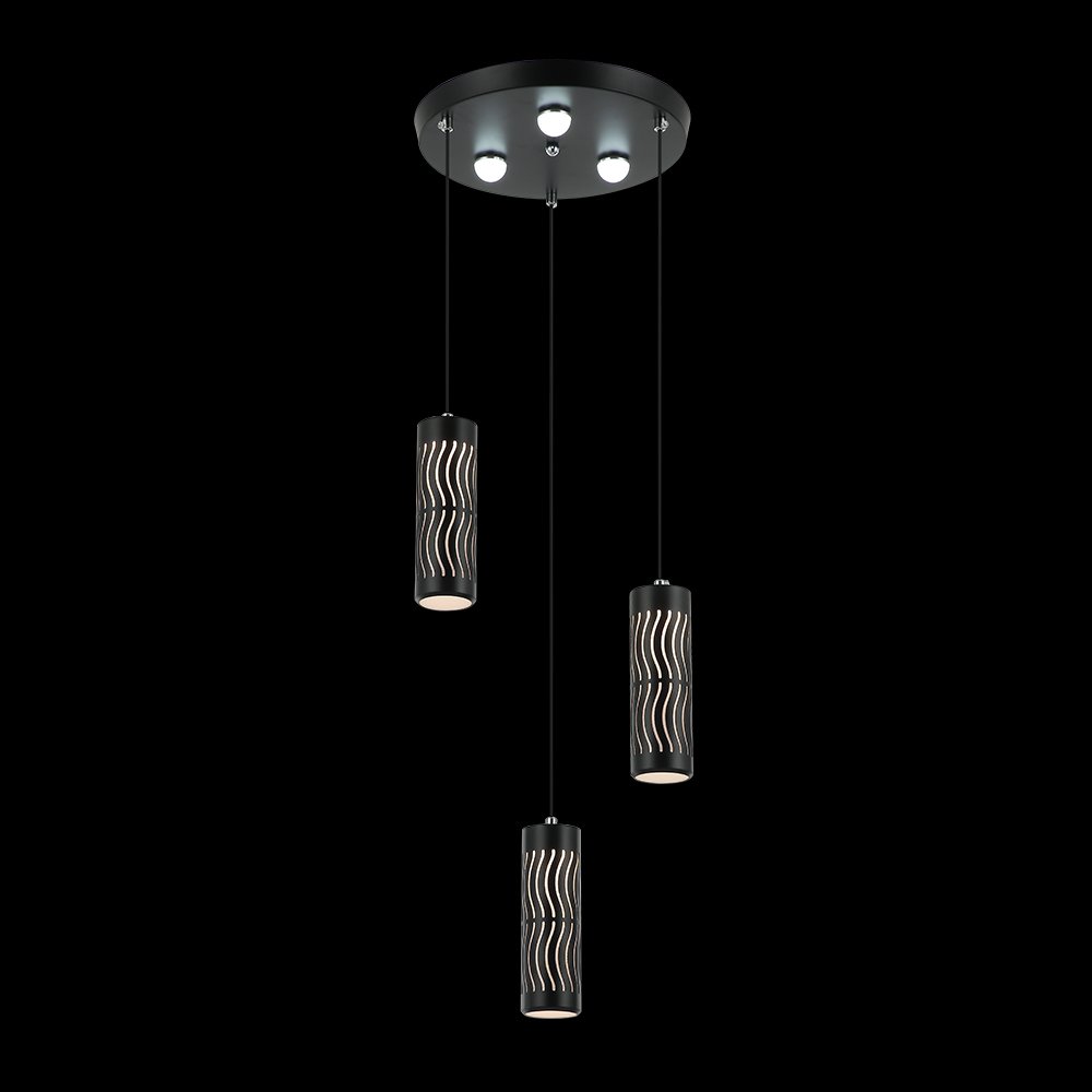 Candil Colgante 3 Luces Cilindro Vintage - Image 2