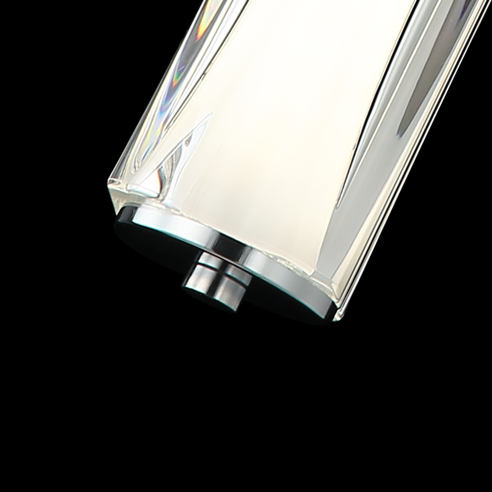 Candil Colgante De Rectángulo De Cristal 1 Luz - Image 5