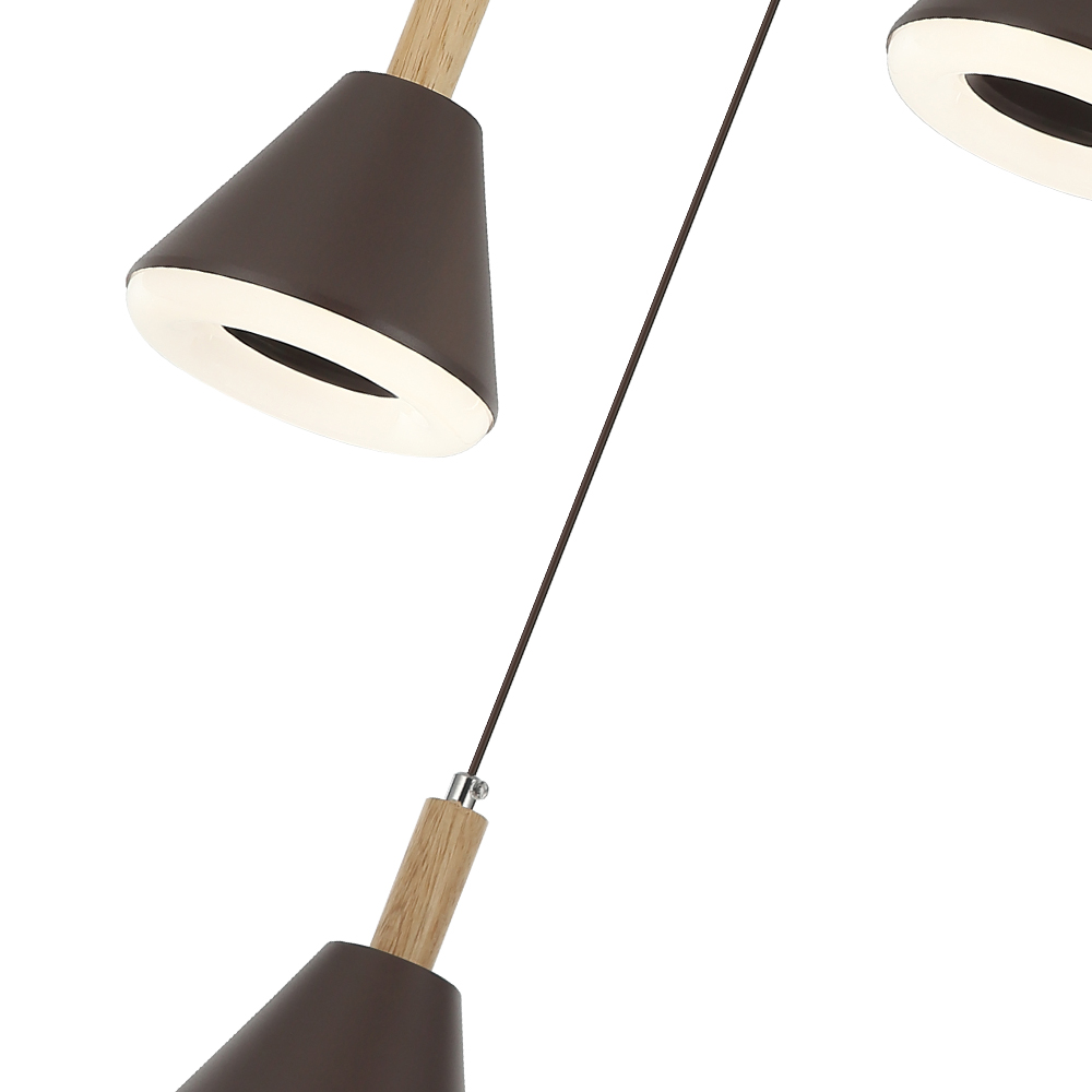 Candil Colgante Mini Cono 6 Luces - Image 3