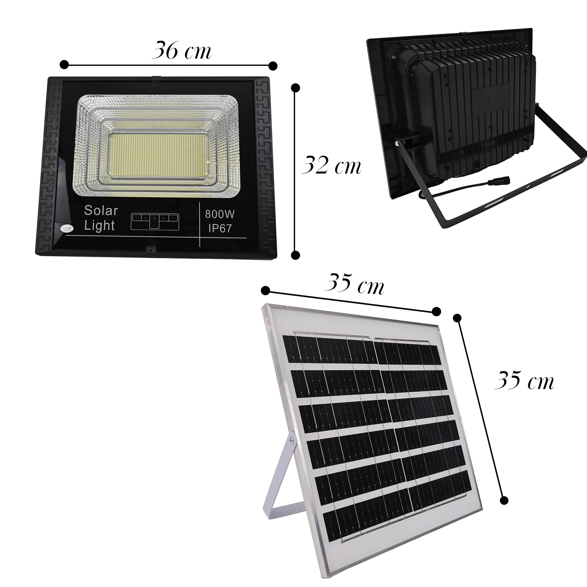 Reflector Con Panel Solar 800 W - Image 6