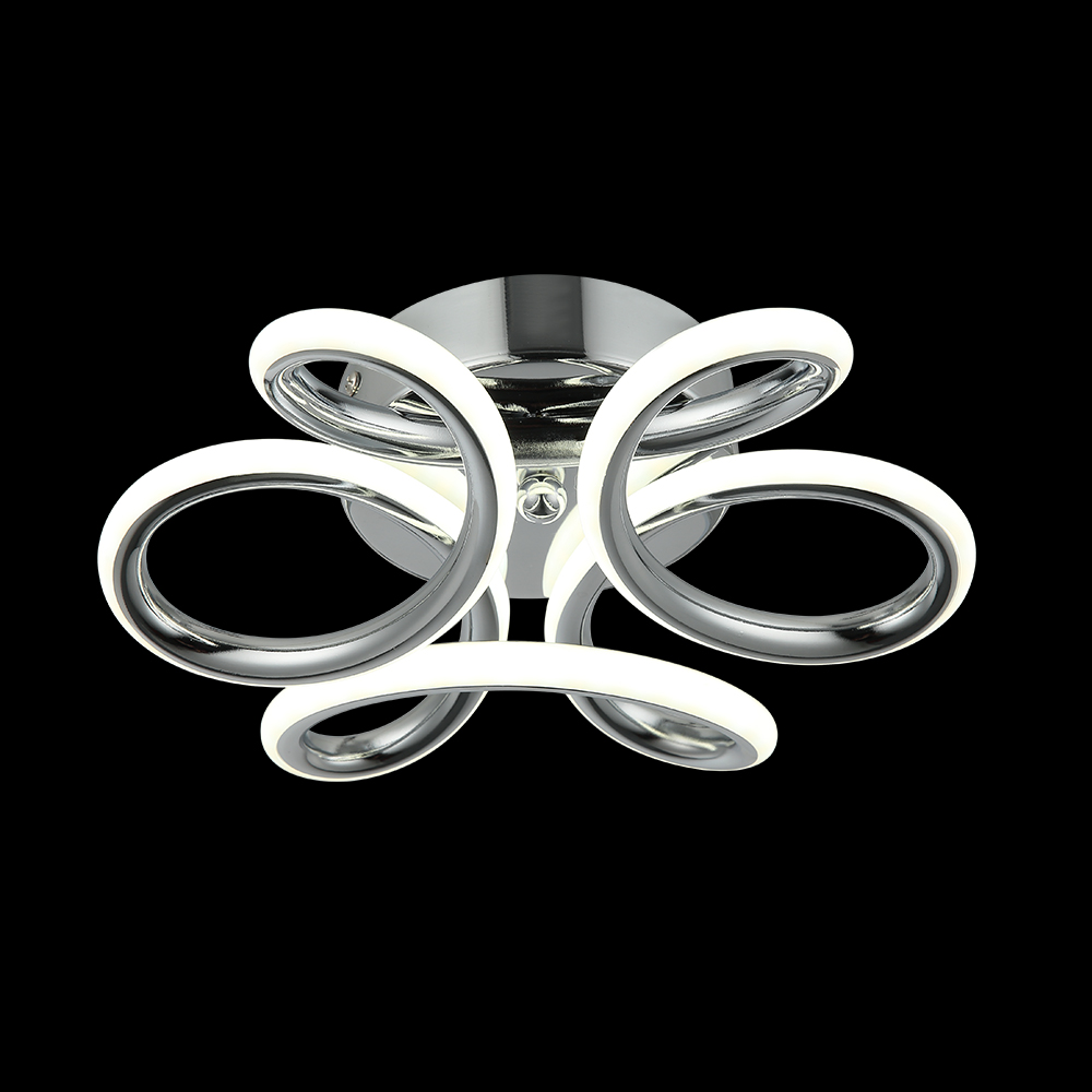 Plafón De Flor Cromado - Image 2